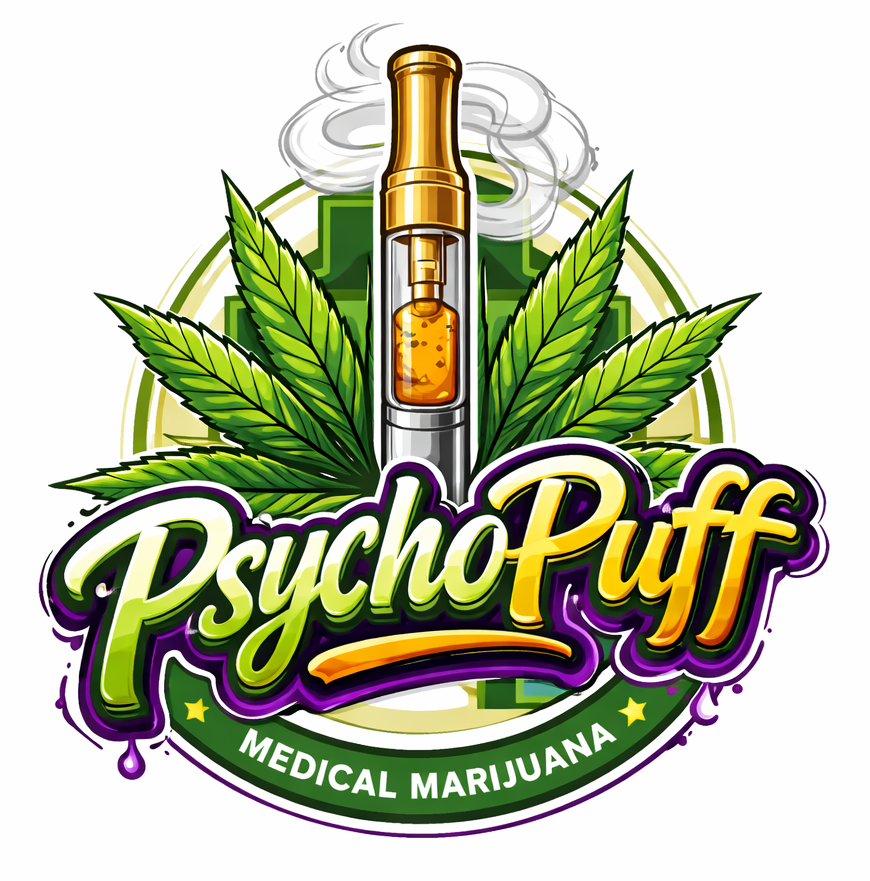 PsychoPuff Medical Marijuana Logo
